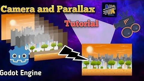 Platformer game for mobile in Godot || Part 6 || How to add Camera & Parallax Background in Godot 4