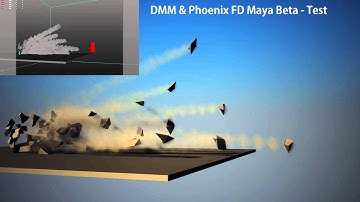 DMM & Phoenix FD Maya Beta - SimpleTest