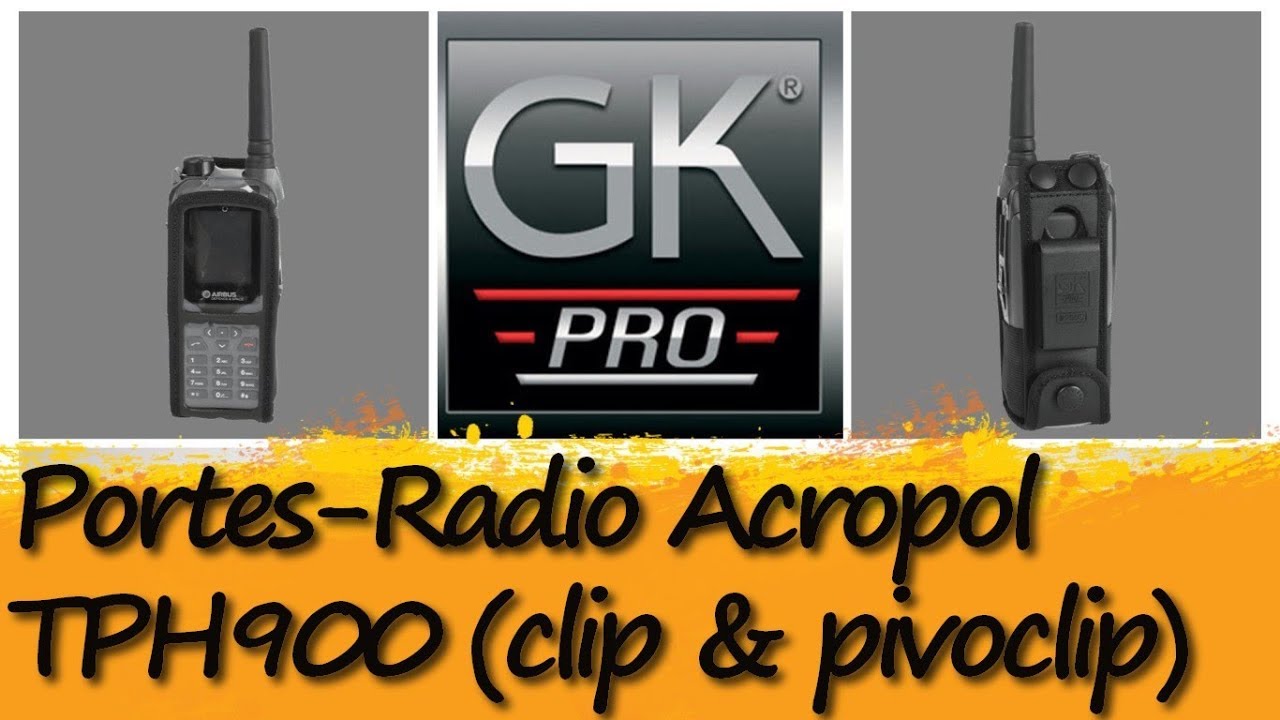 Présentation des Portes-Radio Acropol TPH900 de GKPro. 