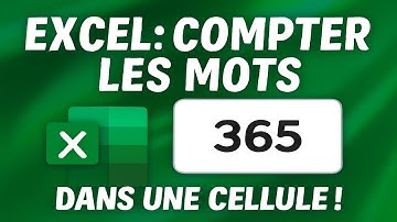 ⚡📈 Excel : Comptez le Nombre de Mots dans une Cellule !