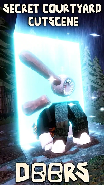 Roblox DOORS : New Secret Courtyard Cutscene in Growth of Giggle #doors #roblox