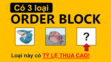 Order Block nâng cao P2 | Có 3 loại, một loại không phải dấu chân cá mập có TỶ LỆ THUA CAO
