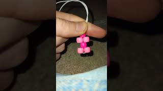 P1 even peyote! #music #bracelet #tutorial #kandi #beads #scene #viralvideo #shorts #art