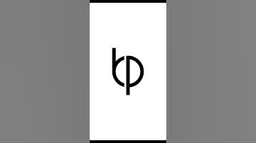 Letter BP Logo Design in Coreldraw #shortvideo #shorts