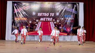 Best Lazy Dance by Senior KG kids 1990s | Retro to Metro 2020 | Jingle Bells Junior School