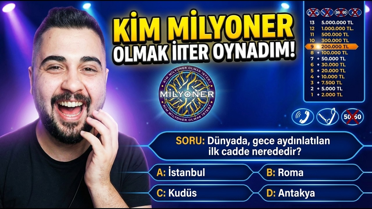 Ekiple Kim Milyoner Olmak İster Oynadık! 😂 Kaç Tane Soru Bilebildik?