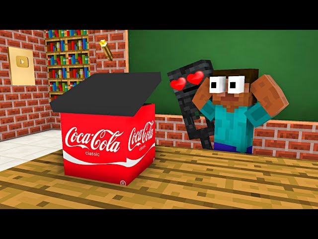Monster School Free Gift From Coca Cola Minecraft Animation Youtube - sub urban cradles roblox id donut the dog roblox flee the