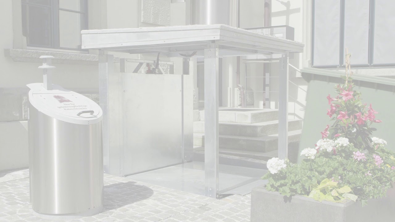 Villiger Lift o Mat for wheely bins YouTube