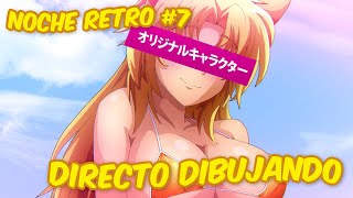 Noche retro de dibujo | Zel-sama dibujando Vtubers #7