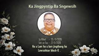 Ka Jingpyntip Ba Sngewsih  Khlad Noh I Kong Sumitra Marweiñ