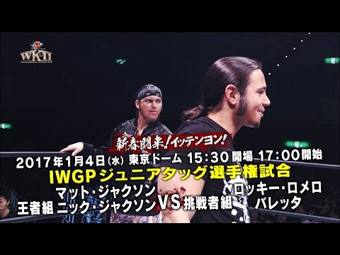 WRESTLE KINGDOM11 THE YOUNG BUCKS vs ROPPONGI VICE 1minPV