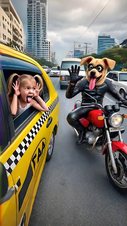 💥 Evolution of Dog : Joking on the road-3 ✅️ #doglover #puppy #dog #shorts #copydoggy