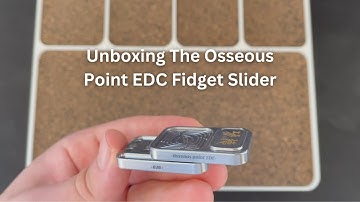 Unboxing The Osseous Point EDC Fidget Slider | Daily Dose Of Fidgets |