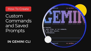 How to create  Custom Slash Commands & Saved Prompts for Faster Development in Gemini CLI