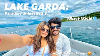 LAKE GARDA TRAVEL VLOG | LARGEST LAKE IN EUROPE | MUST VISIT 😍 #travelvlog #lakegarda #italy #europe