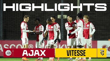 Konadu & O’Niel on the scoresheet ✔️ | Highlights Jong Ajax - Vitesse | Keuken Kampioen Divisie