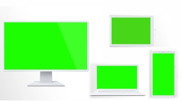 Device Mockup | Green Screen LCD Device | New Mobile Device | Computer Sell Frame