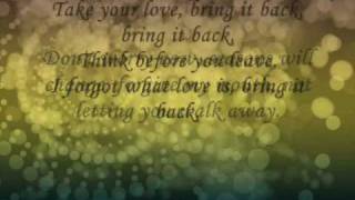 Bring It Back-Kris Allen Lyrics