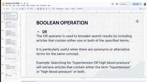 How to Do a Systematic Review and Meta Analysis: Lecture 2