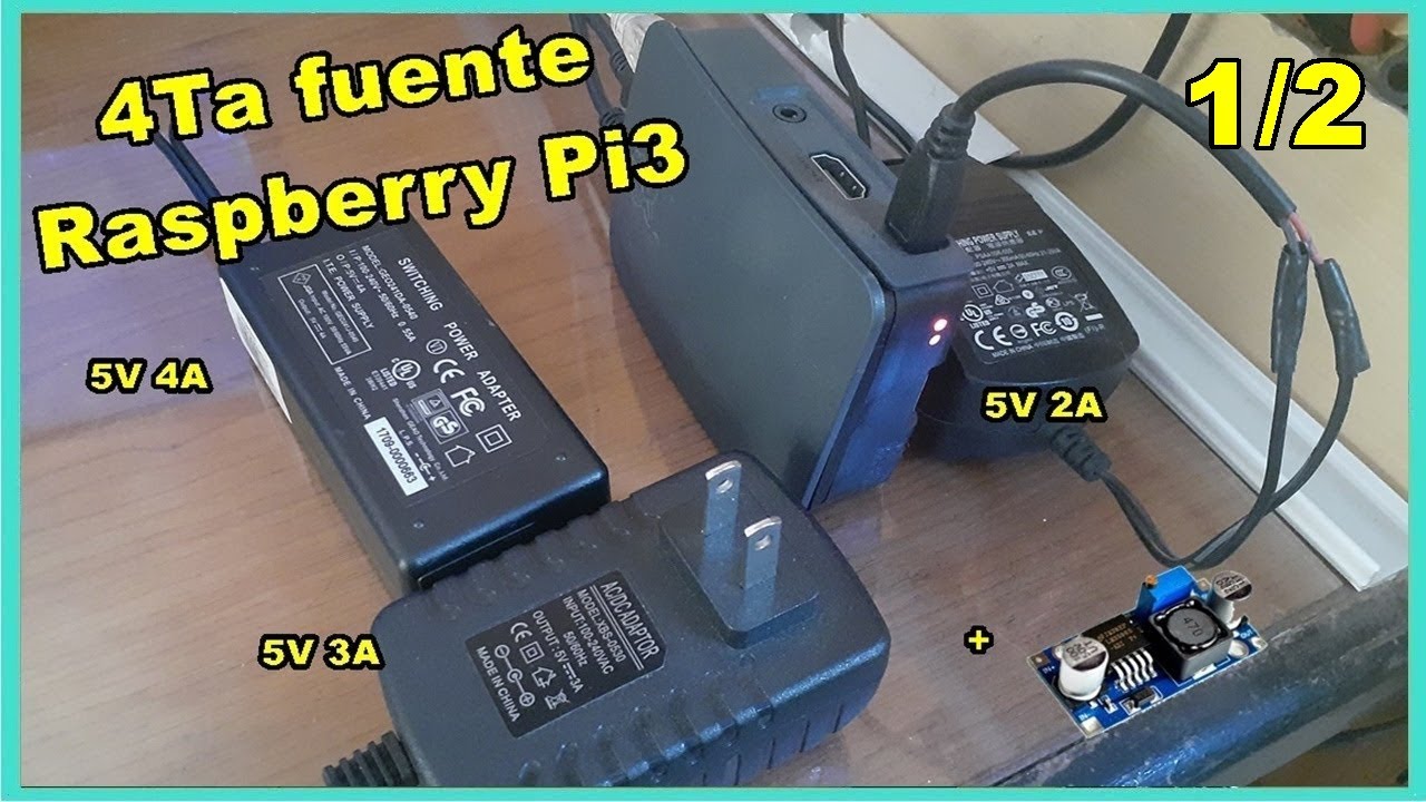 Fuente de alimentación para Raspberry Pi (eliminador) 5V 3A - Geek