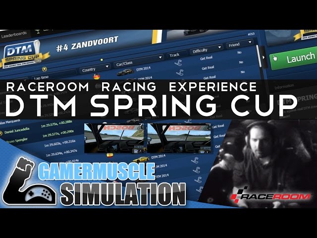 Gamers Vs Pro Drivers - R3E DTM Spring Cup - GamerMuscle Simulation class=