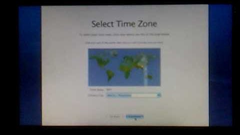 Mac OS X First Boot on Acer Aspire One D250