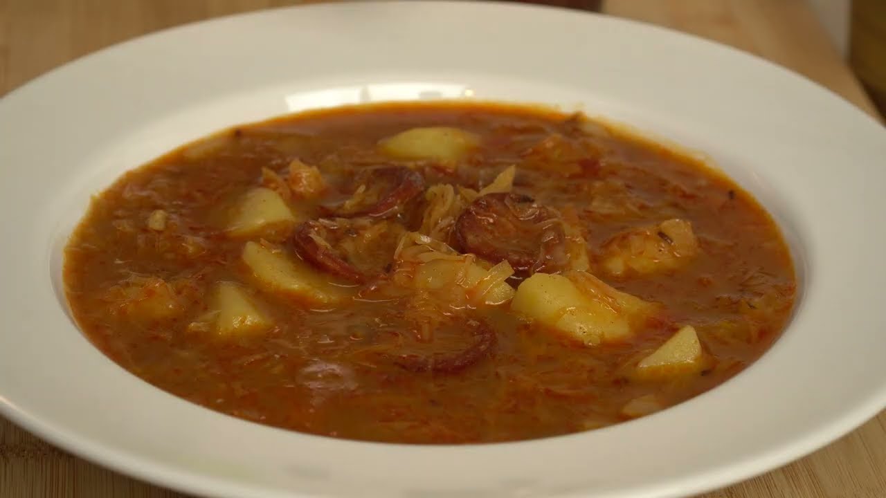 Lahodná zelňačka s klobásou