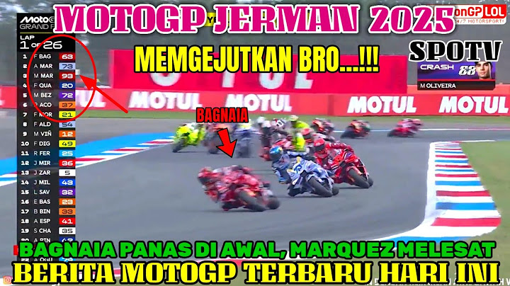 GEMPAR🔴BERITA MOTOGP HARI INI SELASA 8 JULI 2025,MOTOGP HARI INI, MOTOGP JERMAN 2025 BAGNAIA MARQUEZ