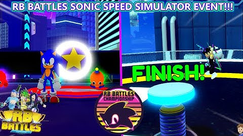 RB BATTLES SONIC SPEED SIMULATOR EVENT!!! (Season 3)