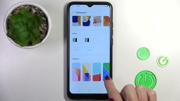 How to Manage Wallpaper Settings in Samsung Galaxy A03 - Change Wallpaper