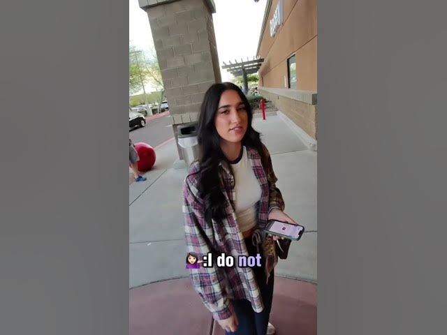 Corny pickup line works ? #funny #rizz #pov #public