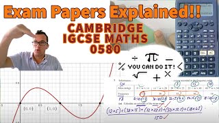 IGCSE Maths 0580 May/June 2021 Paper 41 - Extended