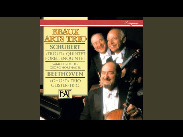 Schubert - Quintette "La Truite" : 3è mvt Scherzo : Beaux Arts Trio / S.Rhodes / G.Hörtnagel