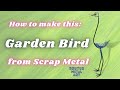 Spring is coming time to make a metal art bird garden sculpture