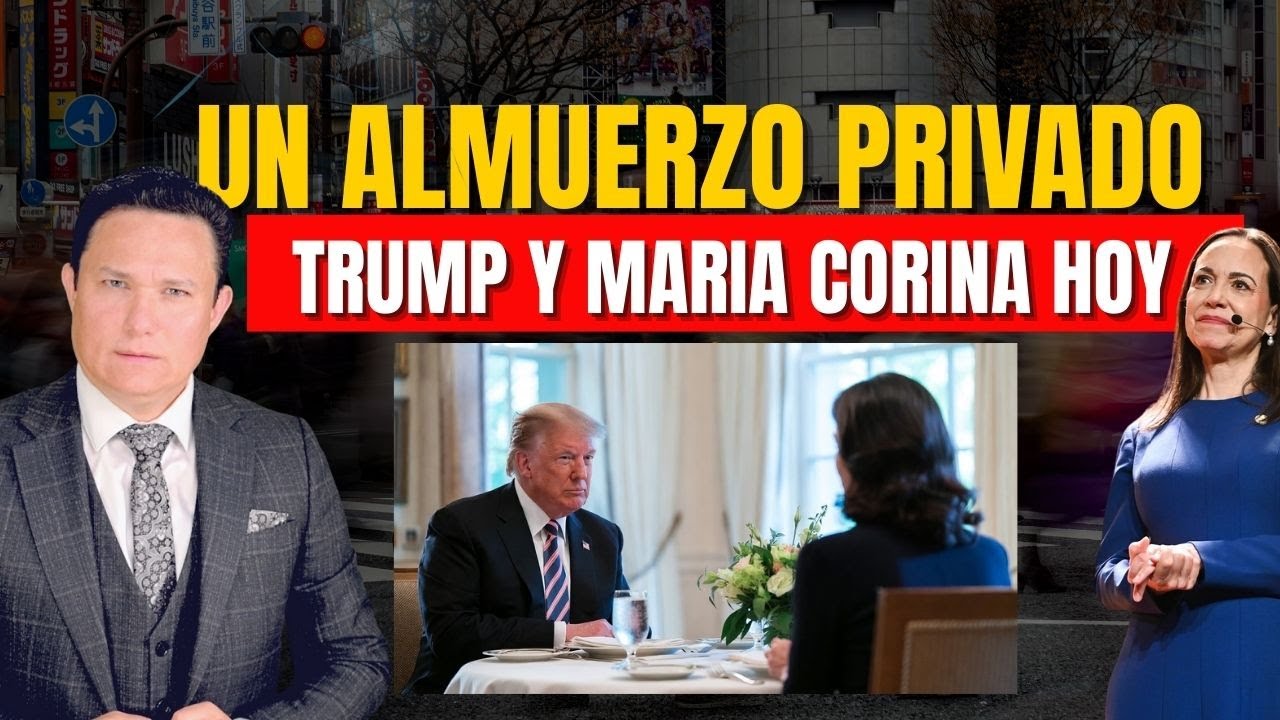 MARIA CORINA ESTARÁ HABLANDO EN PRIVADO CON TRUMP
