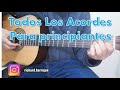 Como tocar acordes de Guitarra para principiantes. Tutorial Guitarra