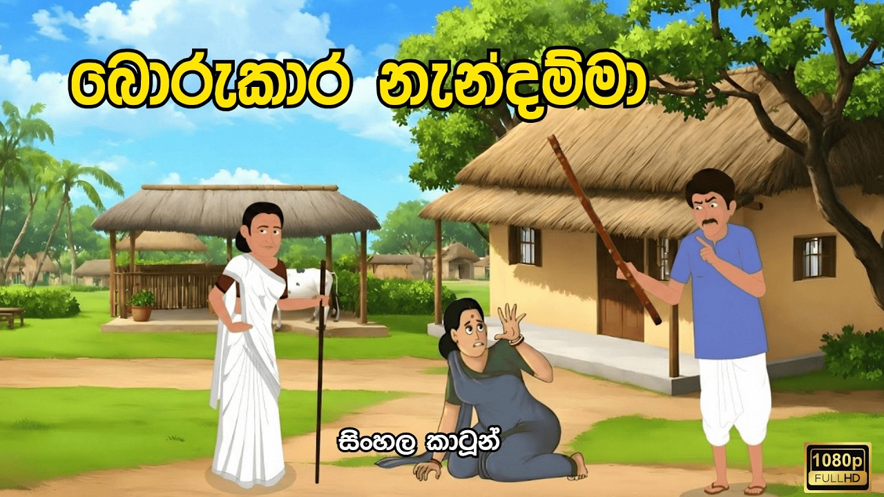 බොරුකාර නැන්දම්මා | Sinhala Cartoon - Lama Katha #sinhalacartoon #lamakathandara