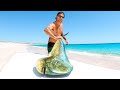 Giant mahi mahi fish catch and cook