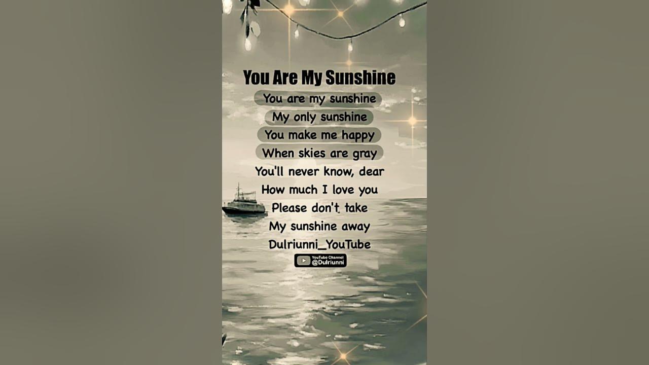 🌼 You Are My Sunshine | Christina Perri #Lullaby