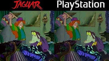 All Jaguar Vs PS1 Games Compared Side By Side