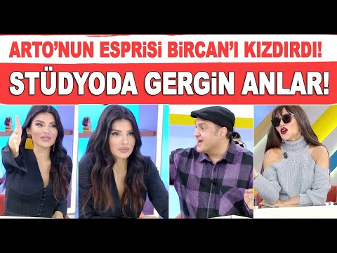 Arto'nun esprisine Bircan'dan sert tepki! Stüdyoda gergin anlar / MAGAZİN TURU