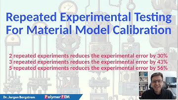 Repeated Experimental Testing for Material Model Calibration