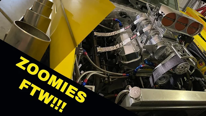 14-71 blown BBC with zoomies first fire, and garage door is unsafe at the end!