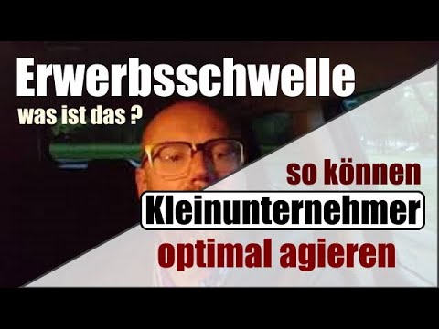 Video: Was ist die vereinfachte Erwerbsschwelle 2018?