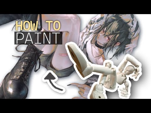 【イラスト講座】高級デッサン人形でガチで絵を描いてみたのサムネイル