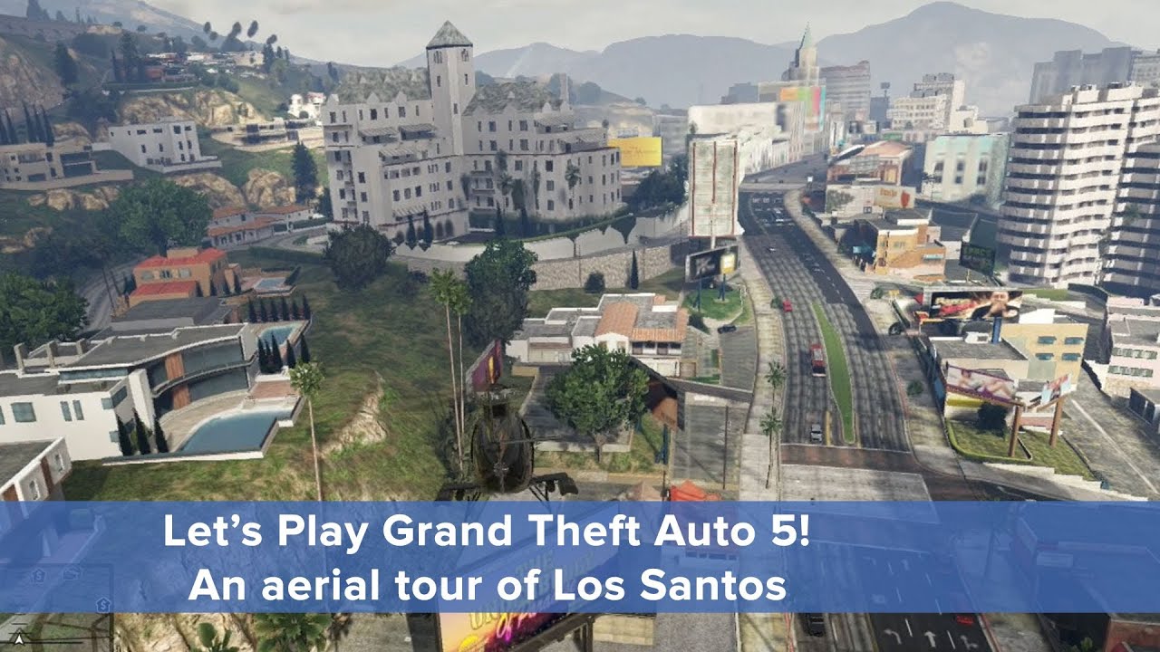 View of Los Santos - GTA V  Grand theft auto, Gta, Cidade