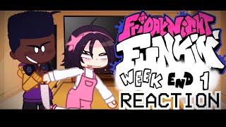 Friday Night Funkin' Characters React to Weekend 1/Week 8 | Gacha Club | FNF Update