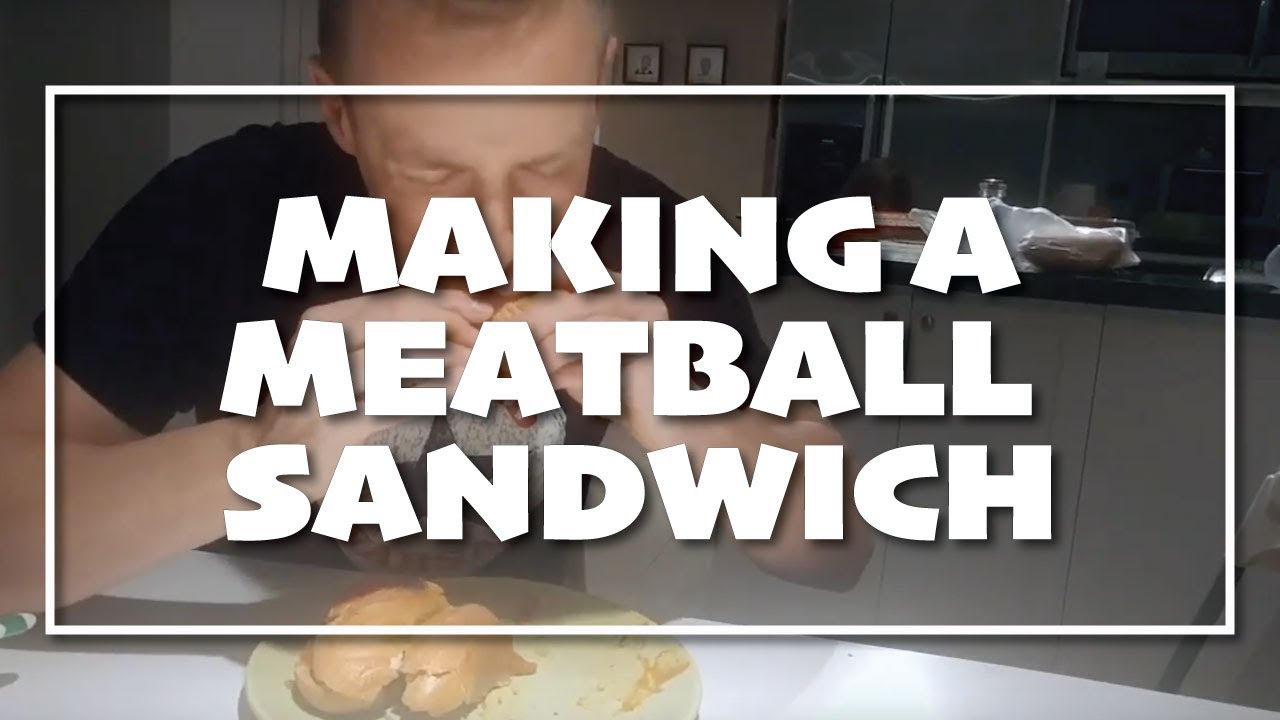 How to make a MEATBALL SANDWICH YouTube