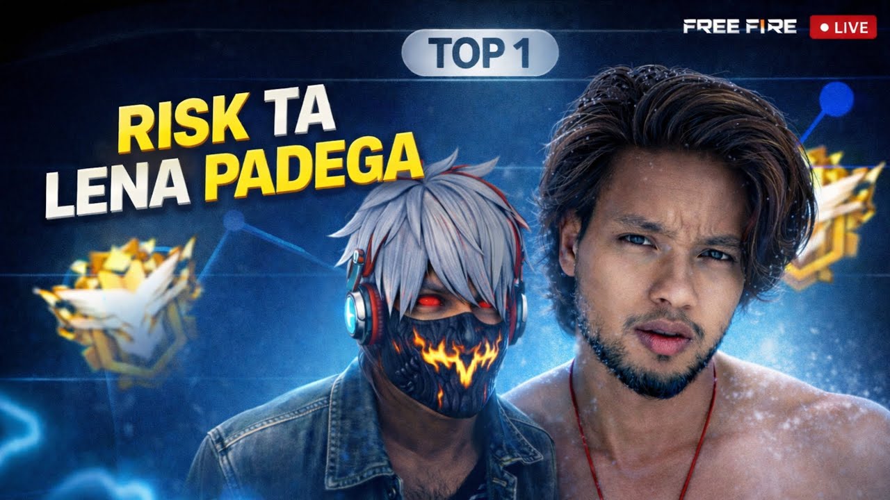 Aaj Last Zone Bahut Risky Hai 😱 | Rank Push Live 🔴|FF LIVE 