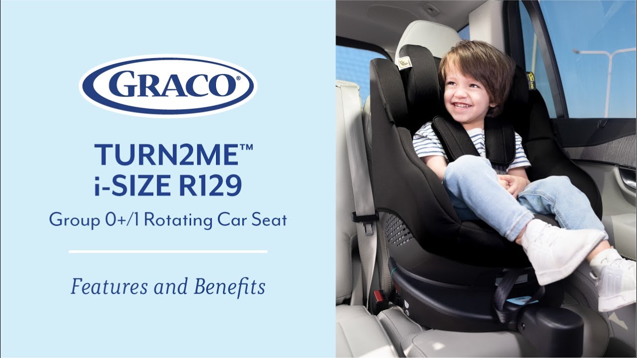 Graco Turn2Me i Size R129 Car Seat Installation Video 